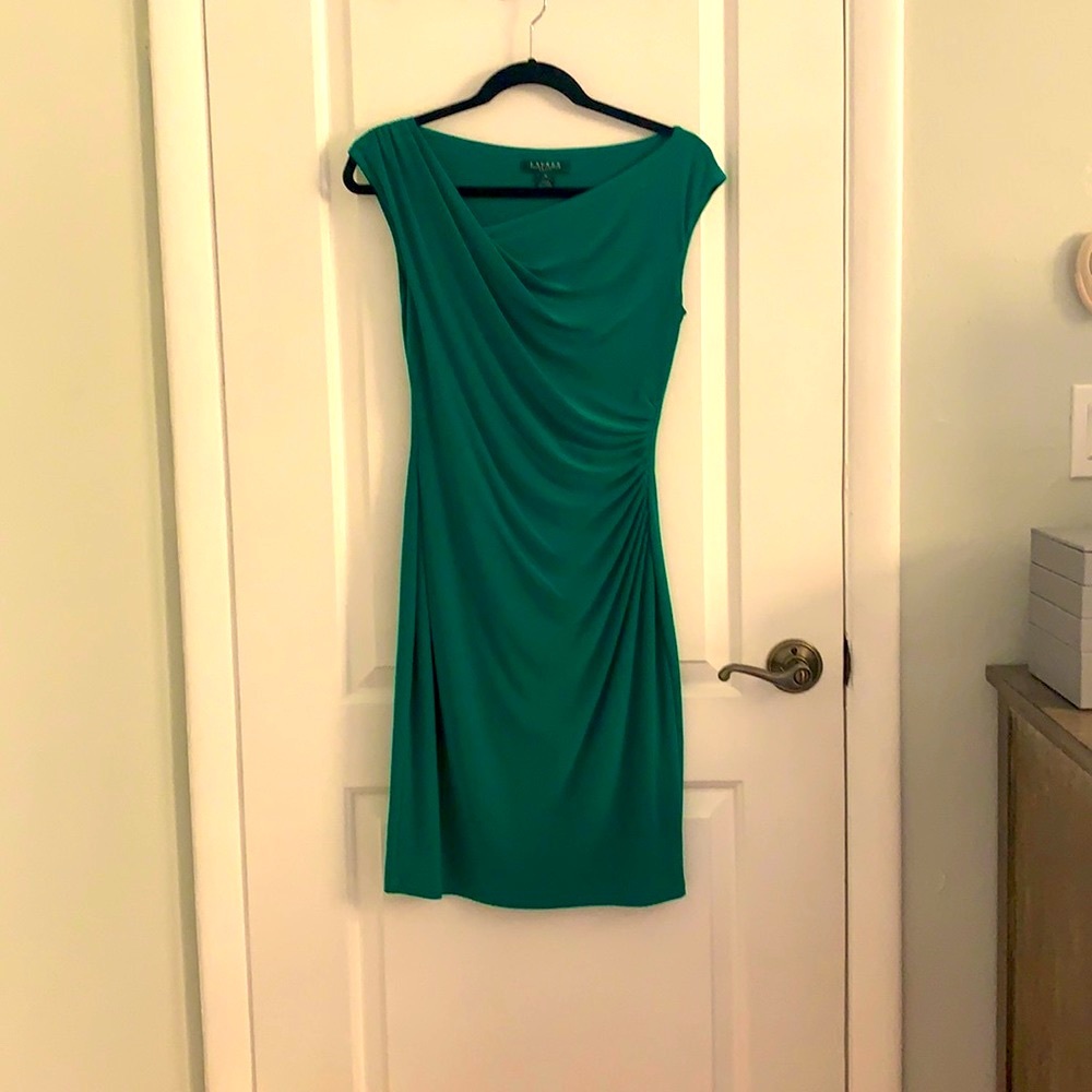LAUREN by Ralph Lauren Green Cocktail Dress